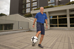 Christian Kopp mit Ball