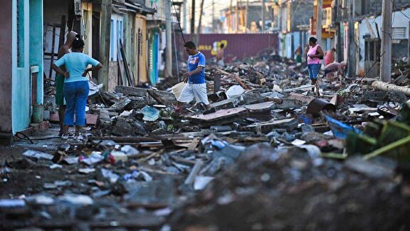 Bild der Zerstörung in Haiti