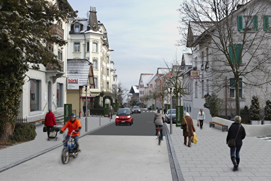 Visualisierung neue Blumenstrasse