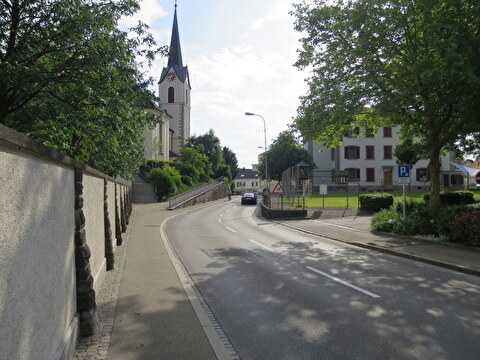 Bild Untereggerstrasse beim Friedhof