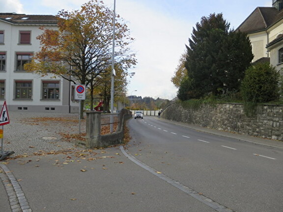 enge Stelle zwischen Kirchenfeldschulhaus und kath. Kirche
