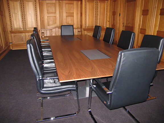 Sitzungszimmer im Rathaus Goldach