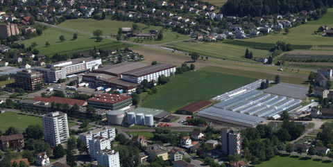 Luftaufnahme Gebiet Nestlé