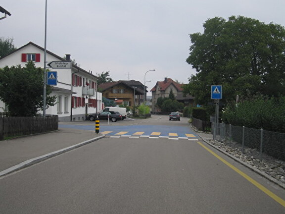 vertikaler Versatz an der Sonnenhaldensrasse