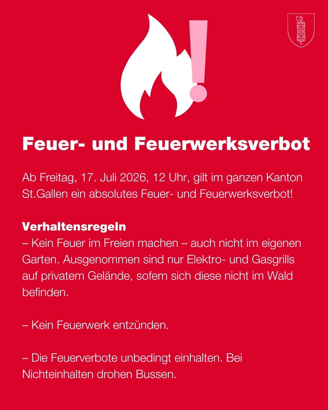 Feuerverbot