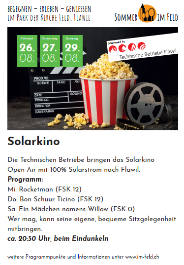Inserat: Solarkino