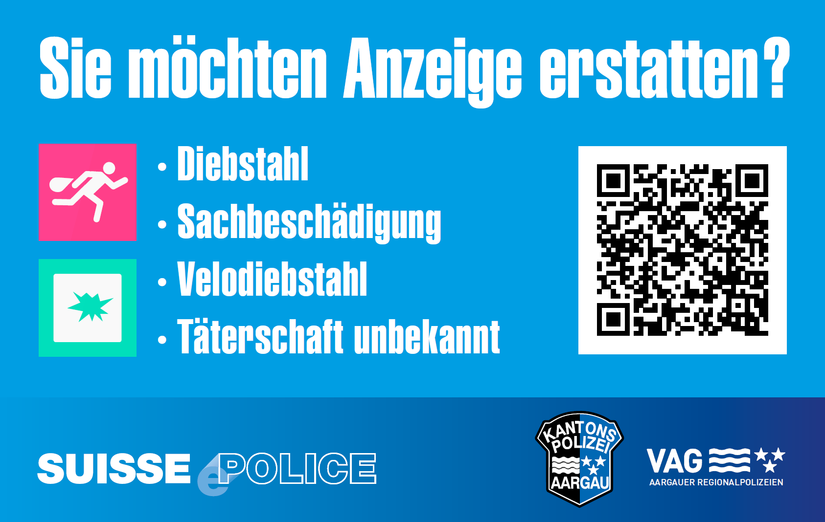 Sie möchten Anzeige erstatten