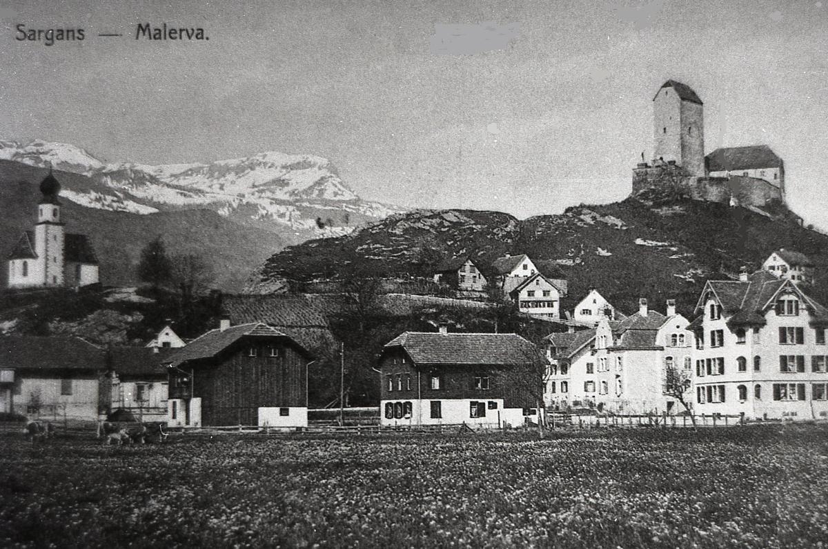 Von der Malerva aus, die damals noch gar nicht überbaut war.