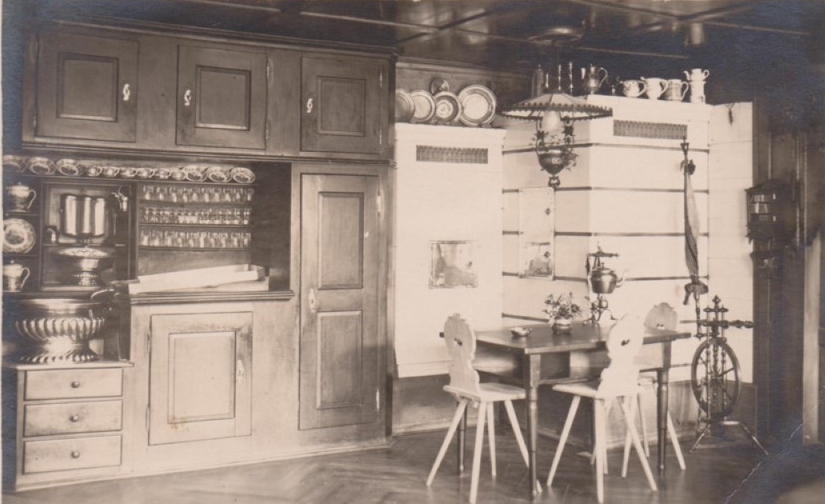 Das Interieur des Rebstocks.