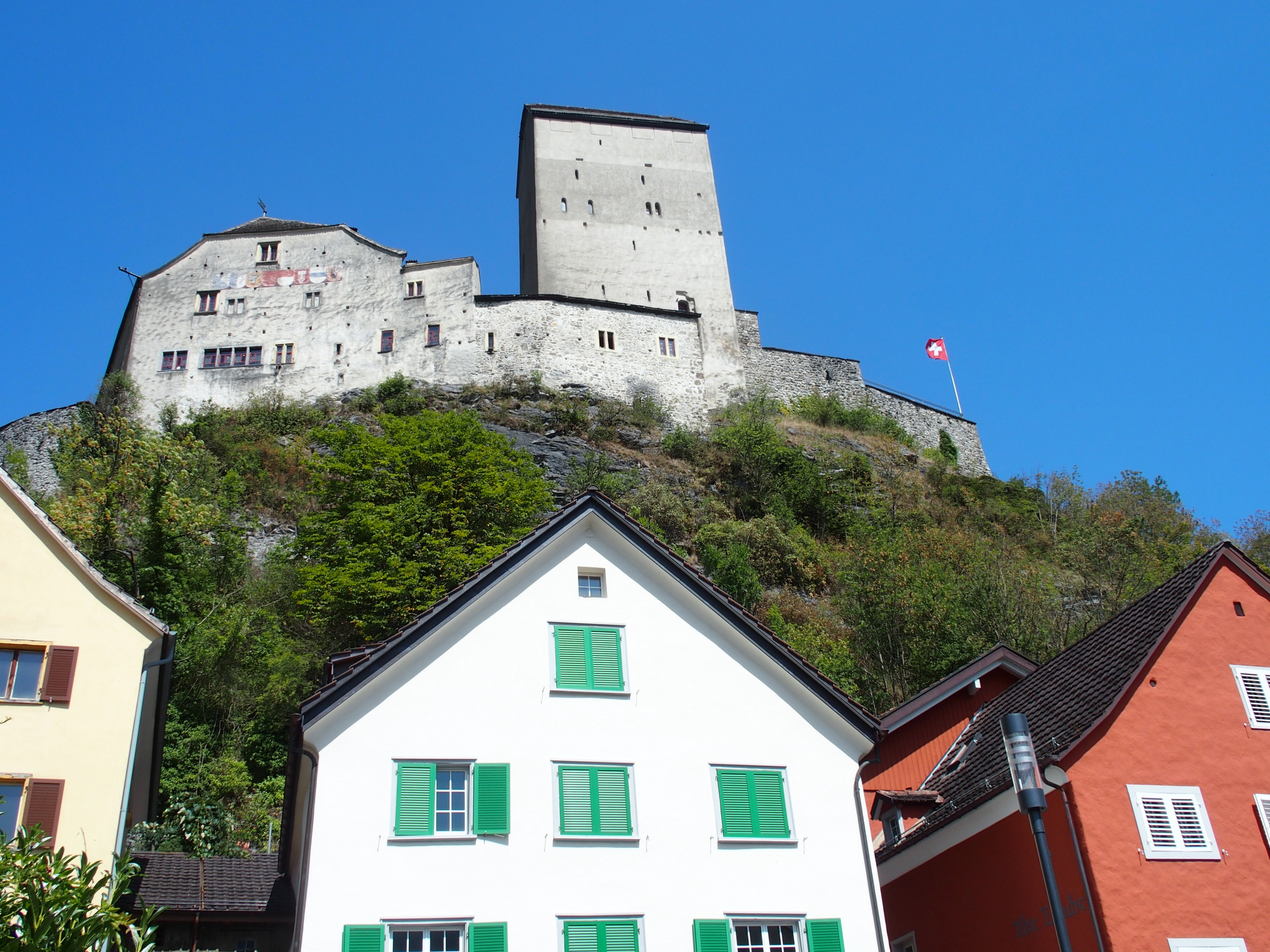 Sicht vom Städtli aus.