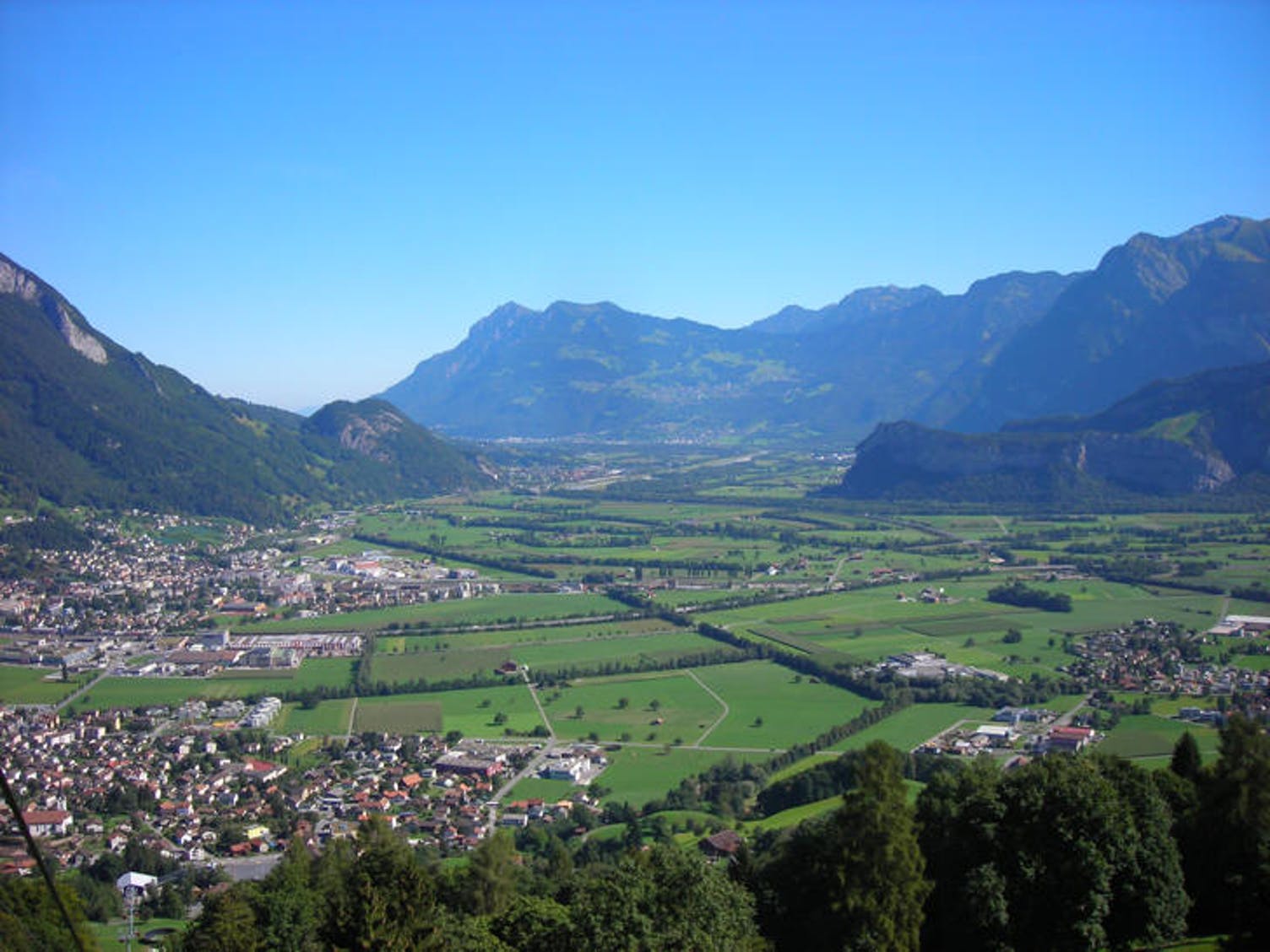 um 2020: Von Mels aus