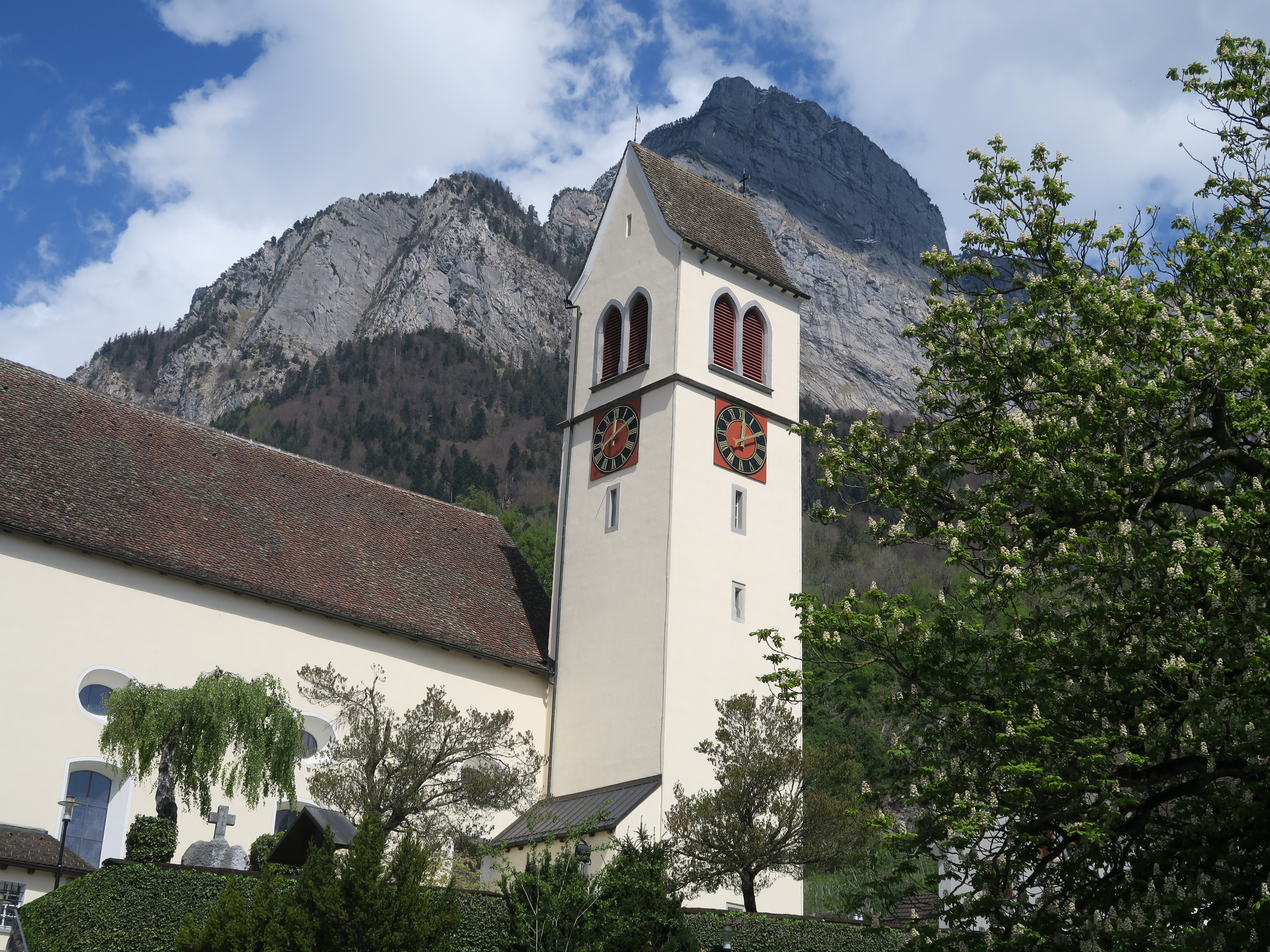 1709 wurde die Kirche neu erbaut - im aktuellen Barock-Stil.
