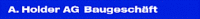 Logo A. Holder AG, Bauunternehmung