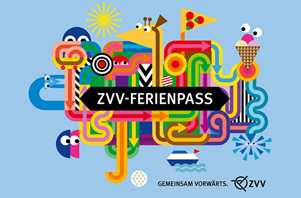 Logo des ZVV-Ferienpasses