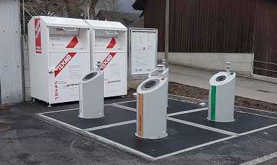 Foto Abfallsammelstelle