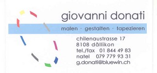 Logo Malergeschäft Donati