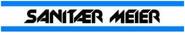 Firmenlogo, Schriftzug Sanitär Meier