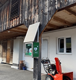 Defibrillator im Naas 