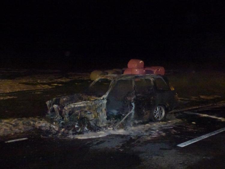 Fahrzeugbrand Botsrank 9. Dezember 2015