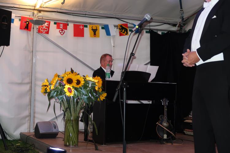 Pianist Daniel Roos. 