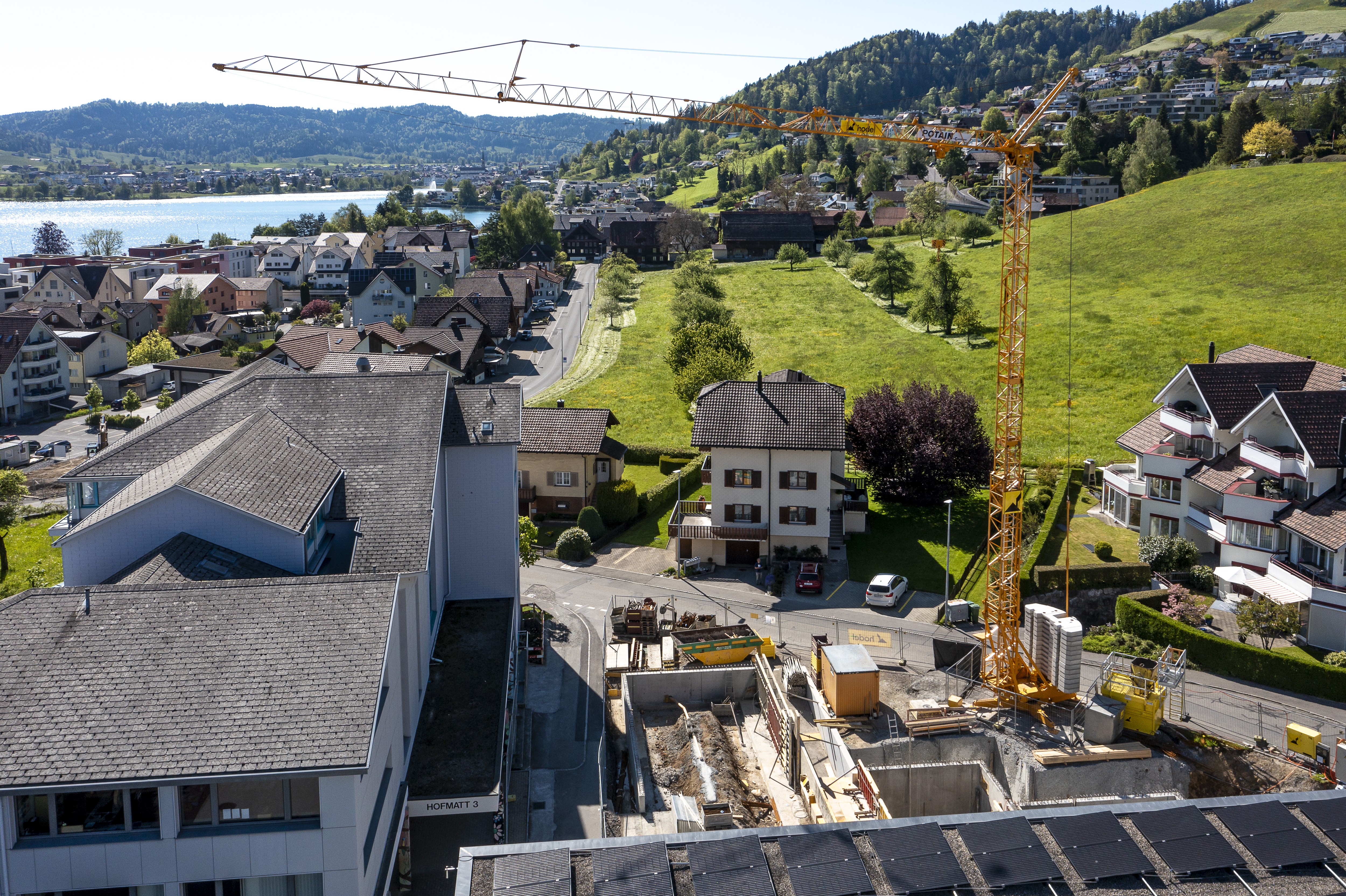 Es geht voran auf der Baustelle. 