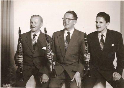Drei Generationen: Roman Ribary (1882 - 1960), Jost Ribary sen. (1910 - 1971), Jost Ribary jun. (1935)