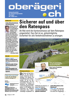 Titelblatt oberägeri.ch