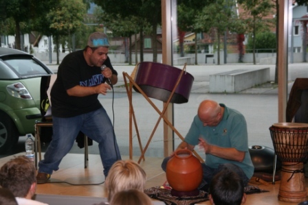 The Human Beatbox NINO.G und Reto Weber