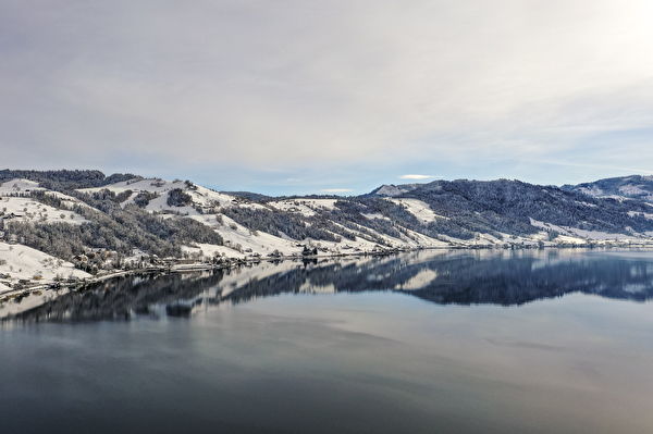 Winterbild Oberägeri