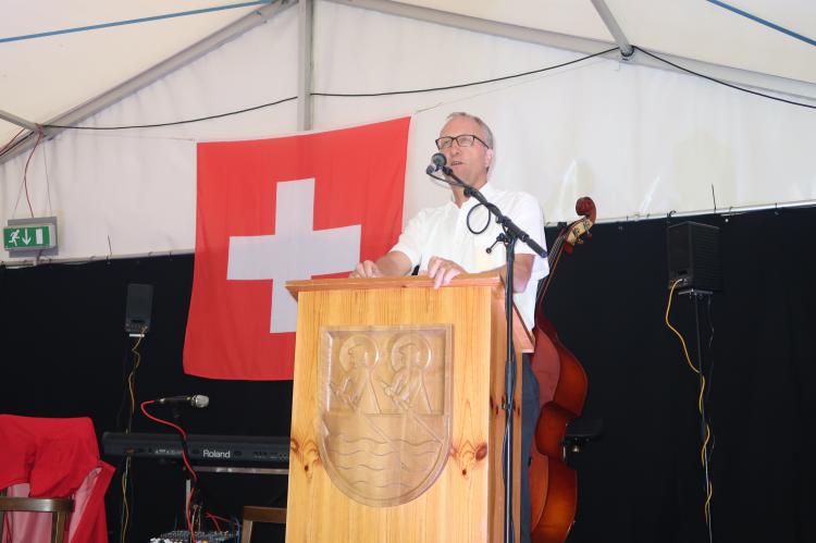 Festredner Ständerat Peter Hegglin
