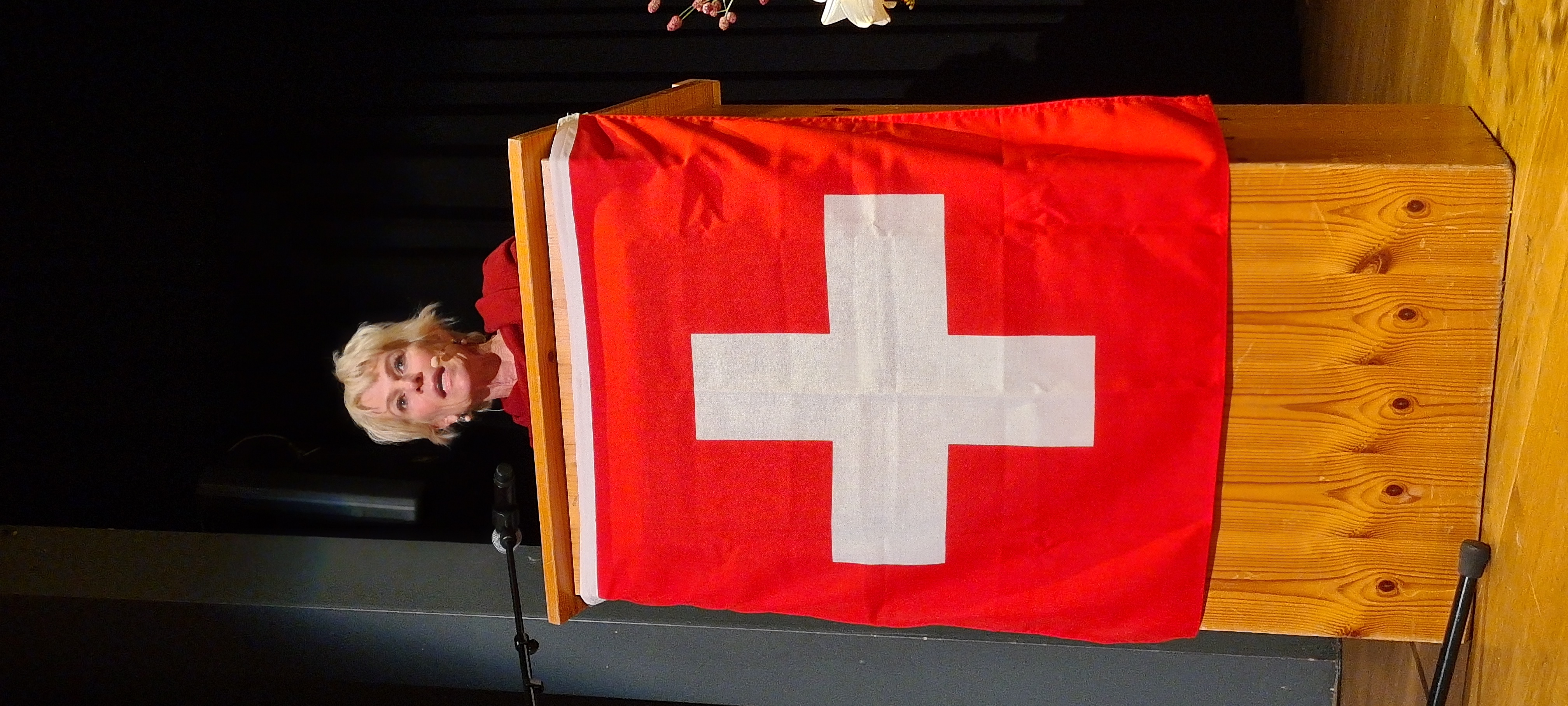 Festrednerin Andrea Iten. 