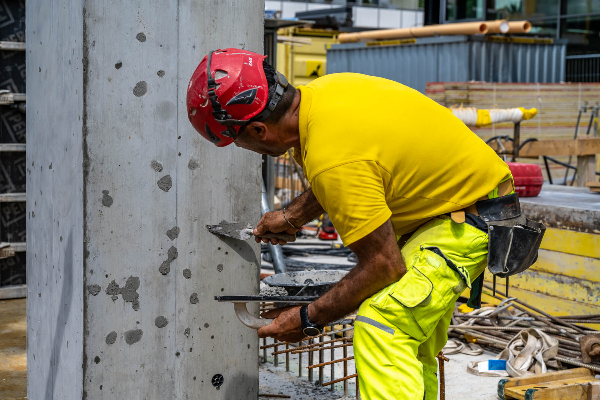 Kurz vor den Sommerferien läuft es rund auf der Baustelle. 