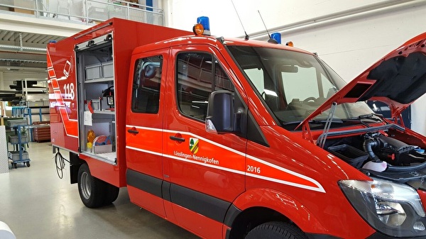 Eines der drei Multifunktionsfahrzeuge der Feuerwehr Lüsslingen-Nennigkofen.