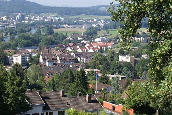 Dorfansicht vom Berg