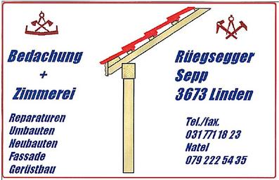 Bedachung und Zimmerei Rüegsegger