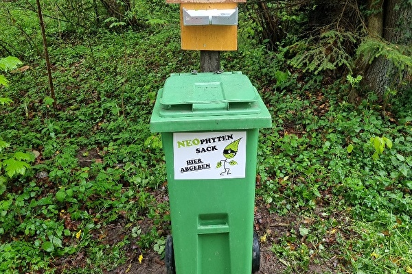 Neophyten Abfalltonne