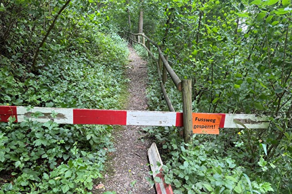 Sperrung Städeli Fussweg