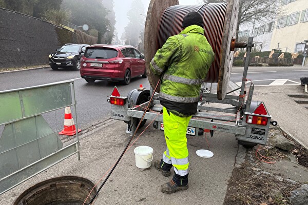Arbeiten auf Grabenstrasse