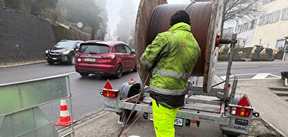Arbeiten auf Grabenstrasse