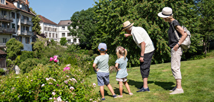 Gruppe auf Stadtbesichtigung