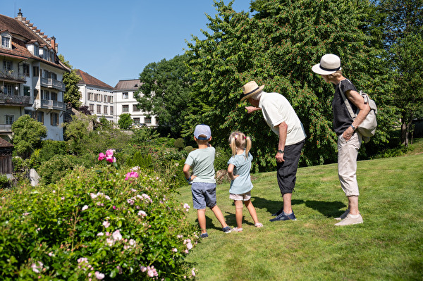 Gruppe auf Stadtbesichtigung
