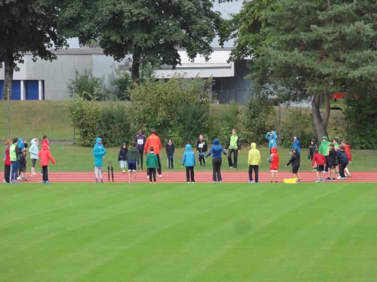 Training mit Asbel Kiprop und Eunice Sum