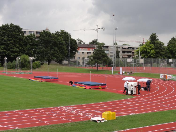 Sanierte Rundbahn