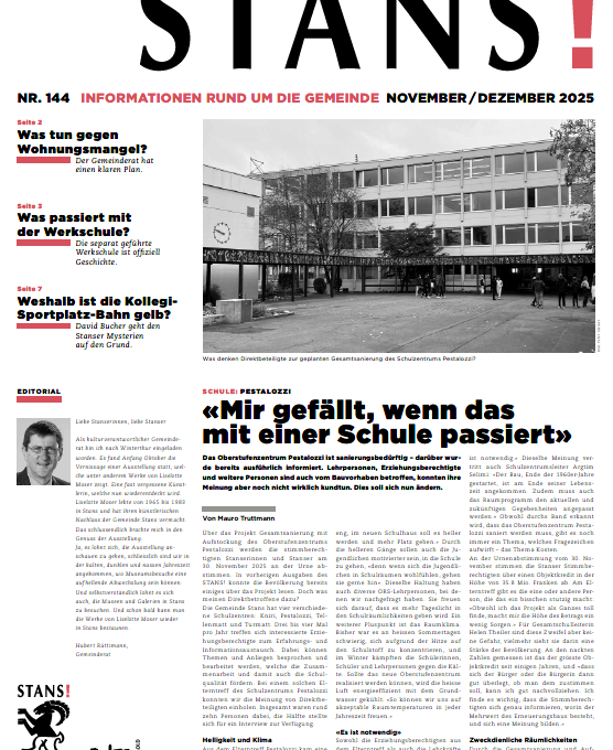 Frontseite Stans!