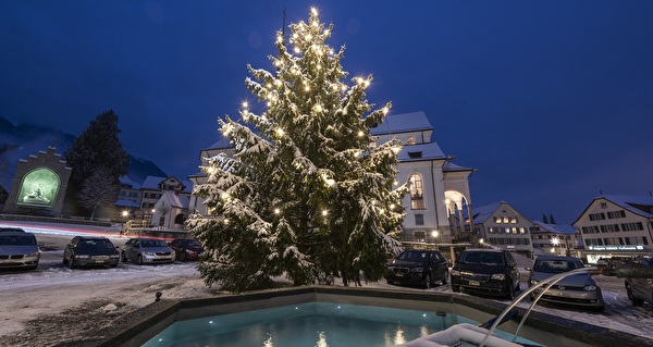 Weihnachtsbaum Dorfplatz