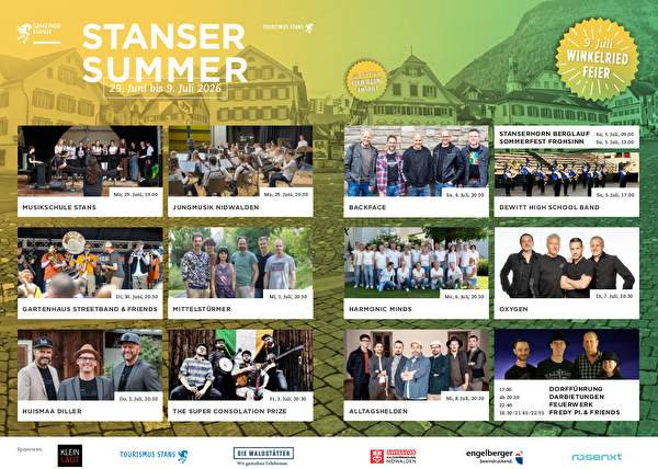 Programm Stanser Summer 2026