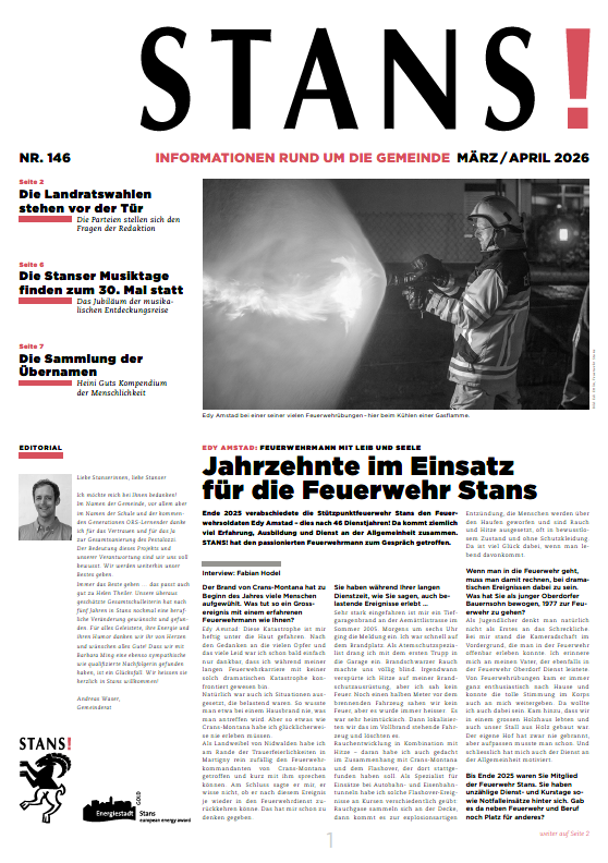 Frontseite Stans!