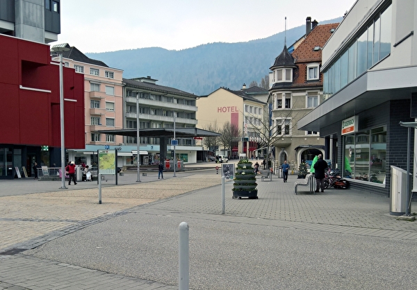 Begegnungszone am Marktplatz