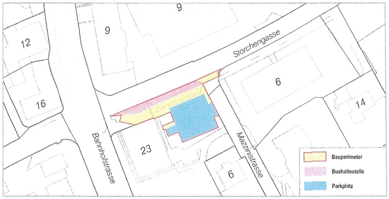 Umsetzung Buskonzept 2026 - Neubau Bushaltestelle Storchengasse