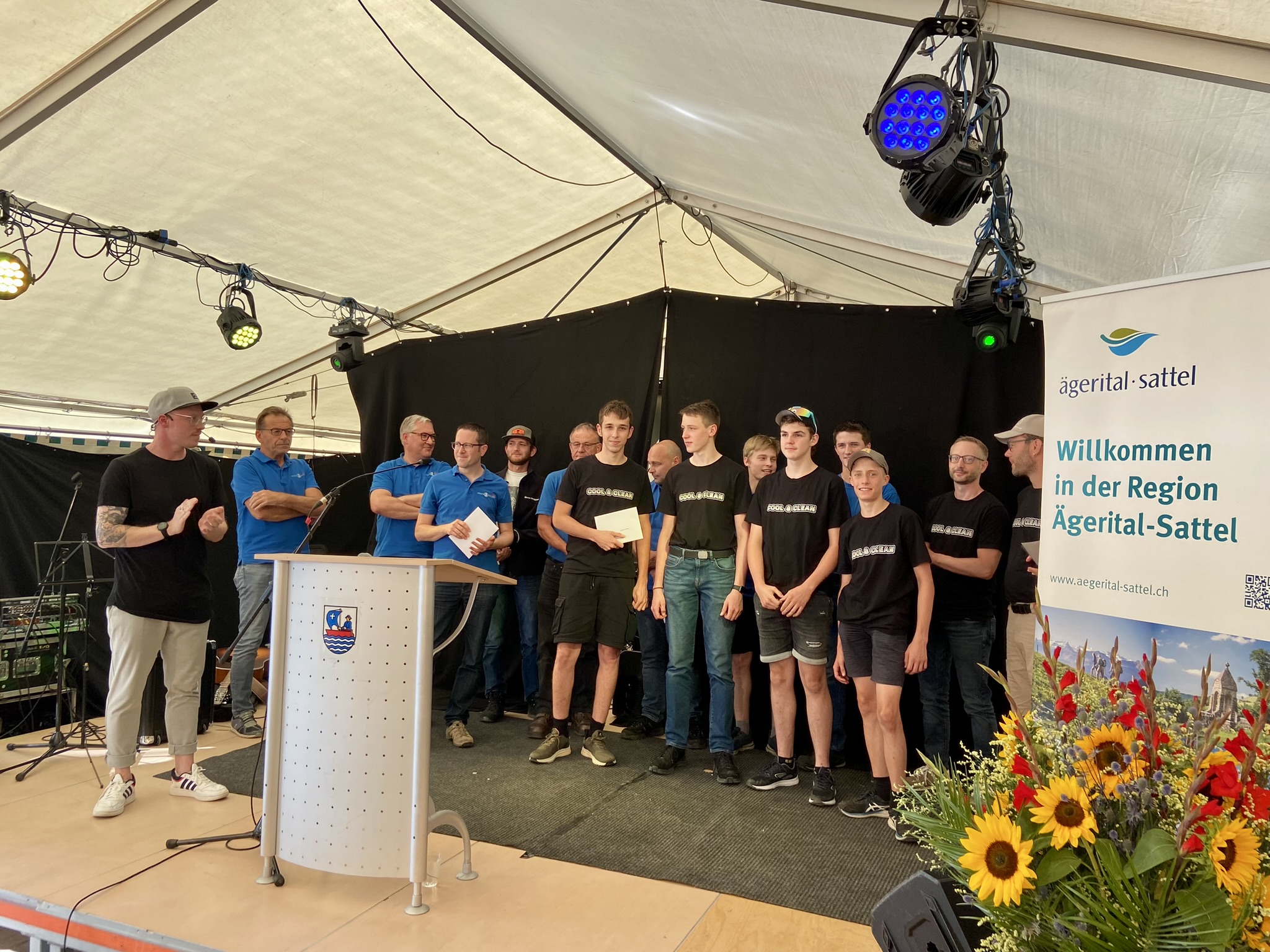 Erfolgreiche Mannschaften der Schützen Ägerital-Morgarten.